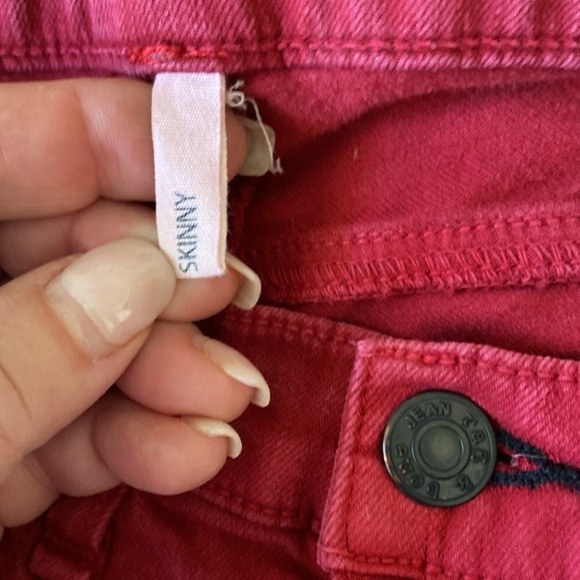 Rag & Bone red distressed skinny jeans sz 26 - Picture 5 of 10